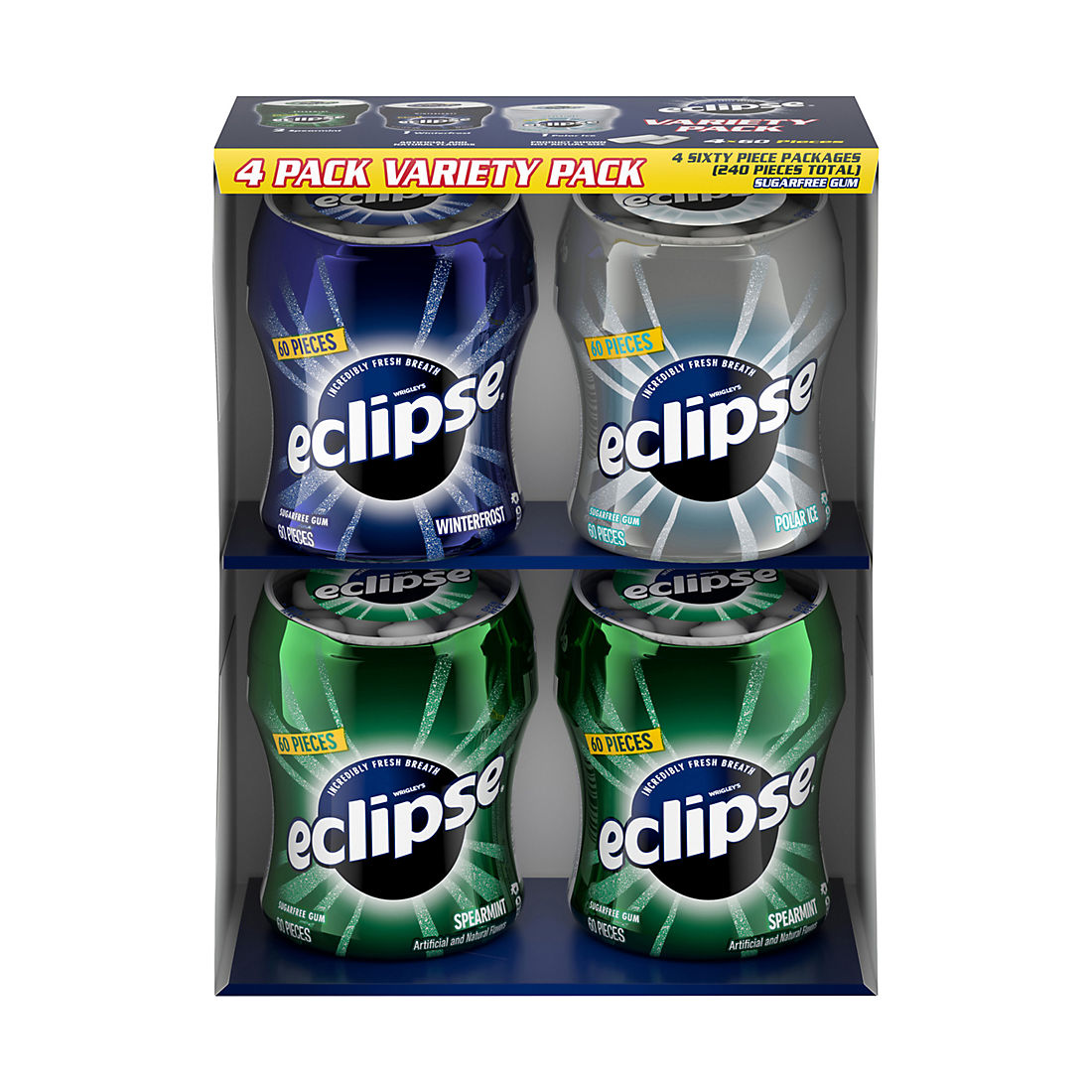 Eclipse Sugarfree Gum Variety Pack, 4 pk./2.9 oz.
