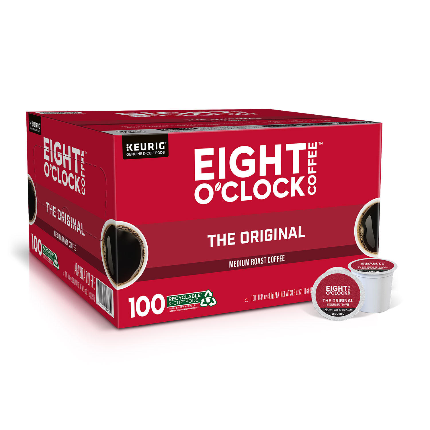 Eight O'Clock The Original Coffee K-Cup Pods (100 ct.)