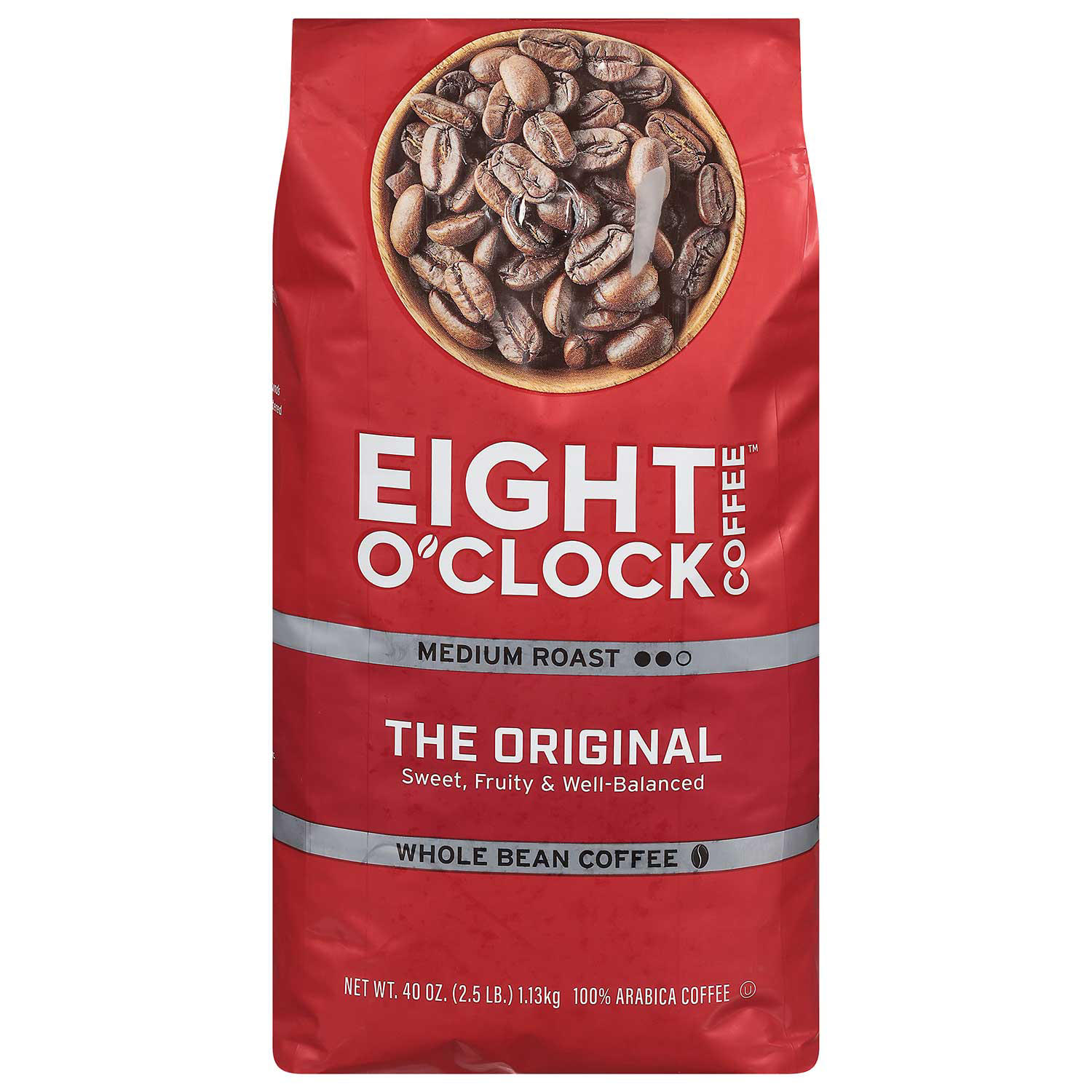 Eight O'Clock Whole Bean Coffee, The Original (40 oz.)