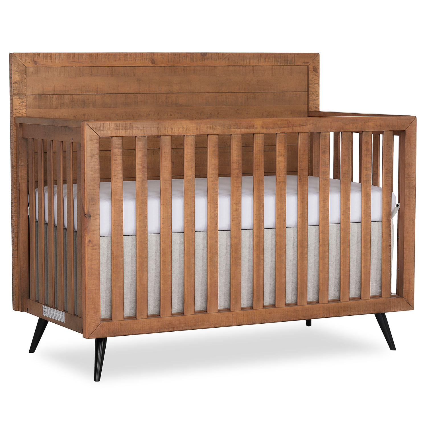 Evolur Stilnovo Mid-Century 4-in-1 Convertible Crib (Choose Your Color)