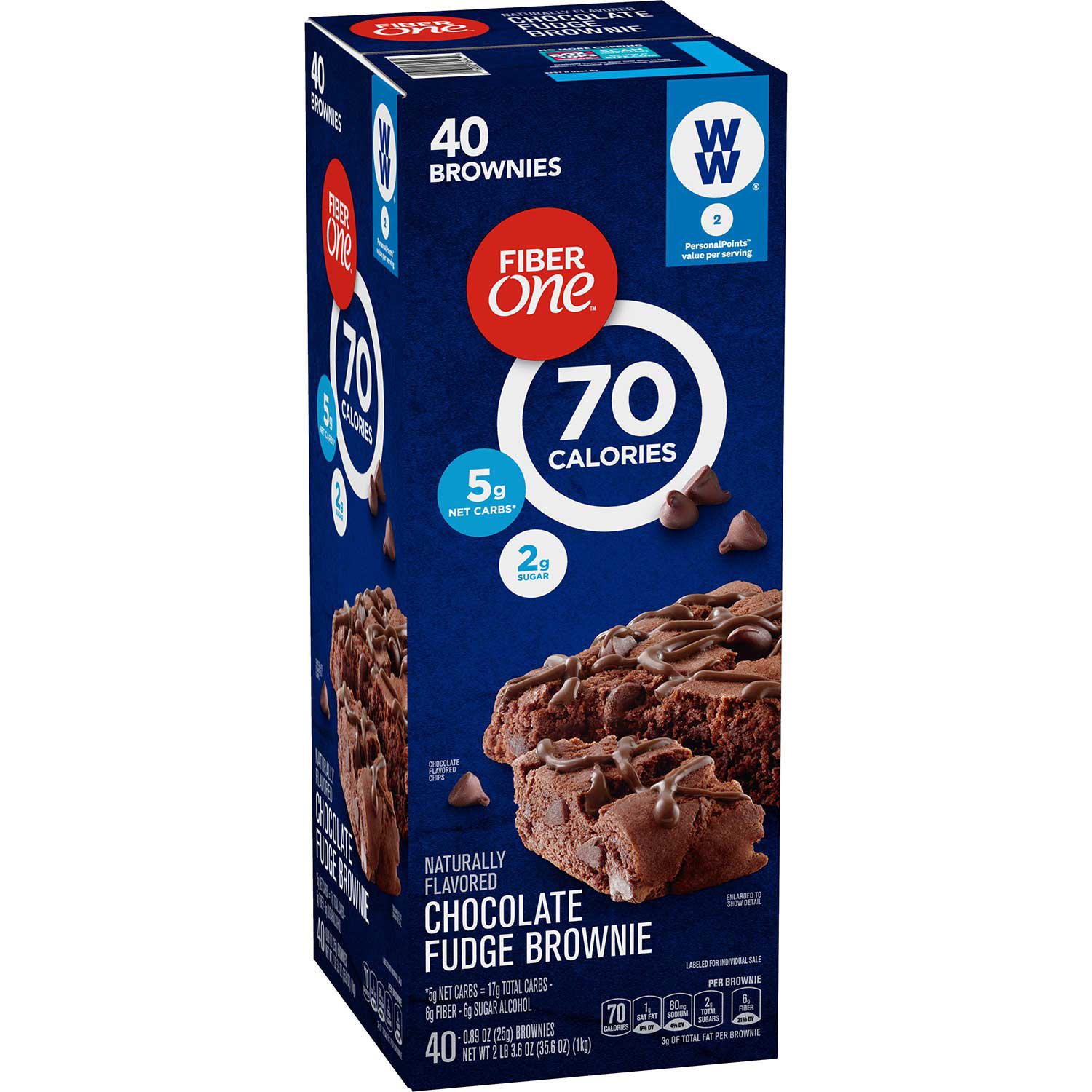 Fiber One Chocolate Fudge Brownies (.89 oz., 40 pk.)