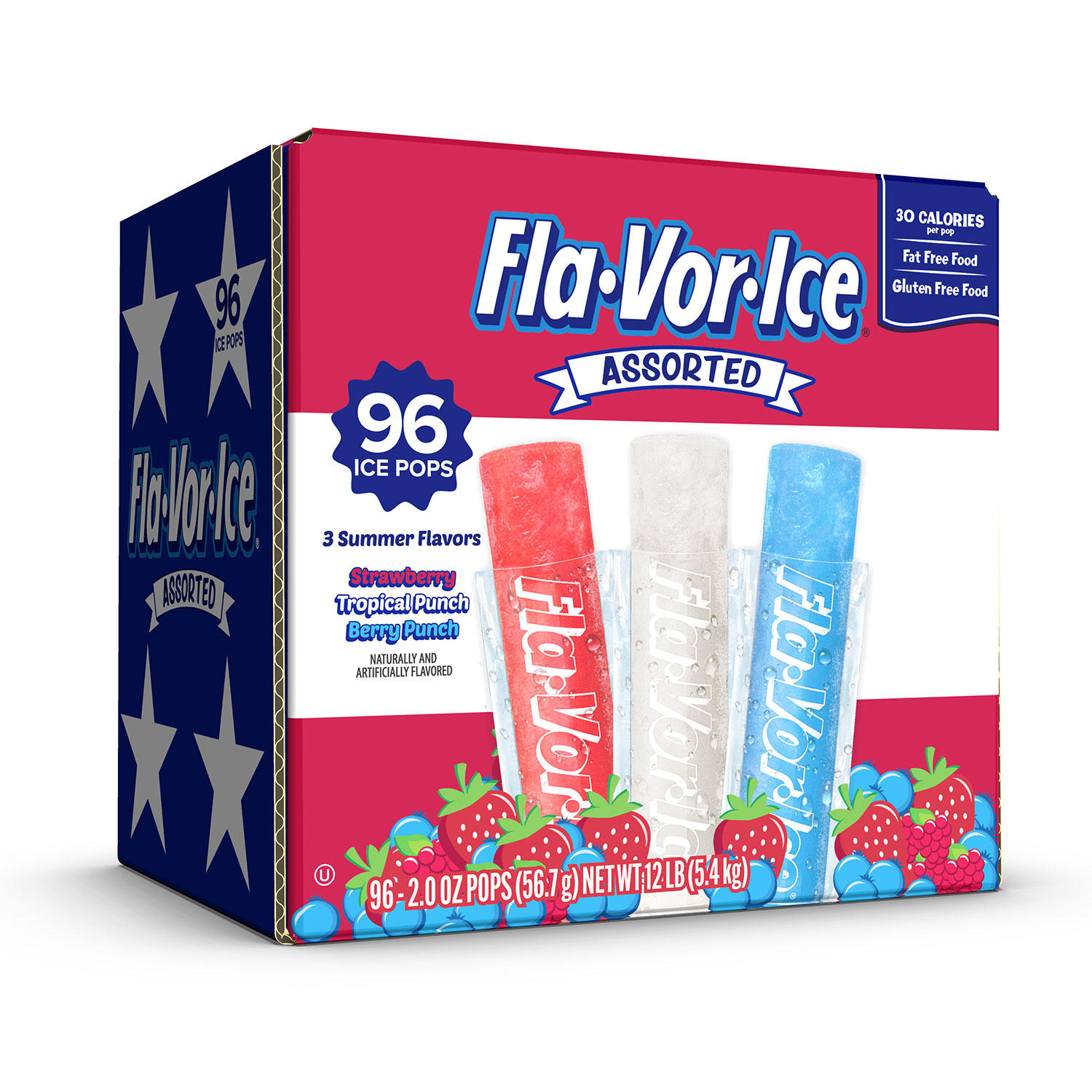 Fla-Vor-Ice Red White Blue (2 oz., 96 pk.)