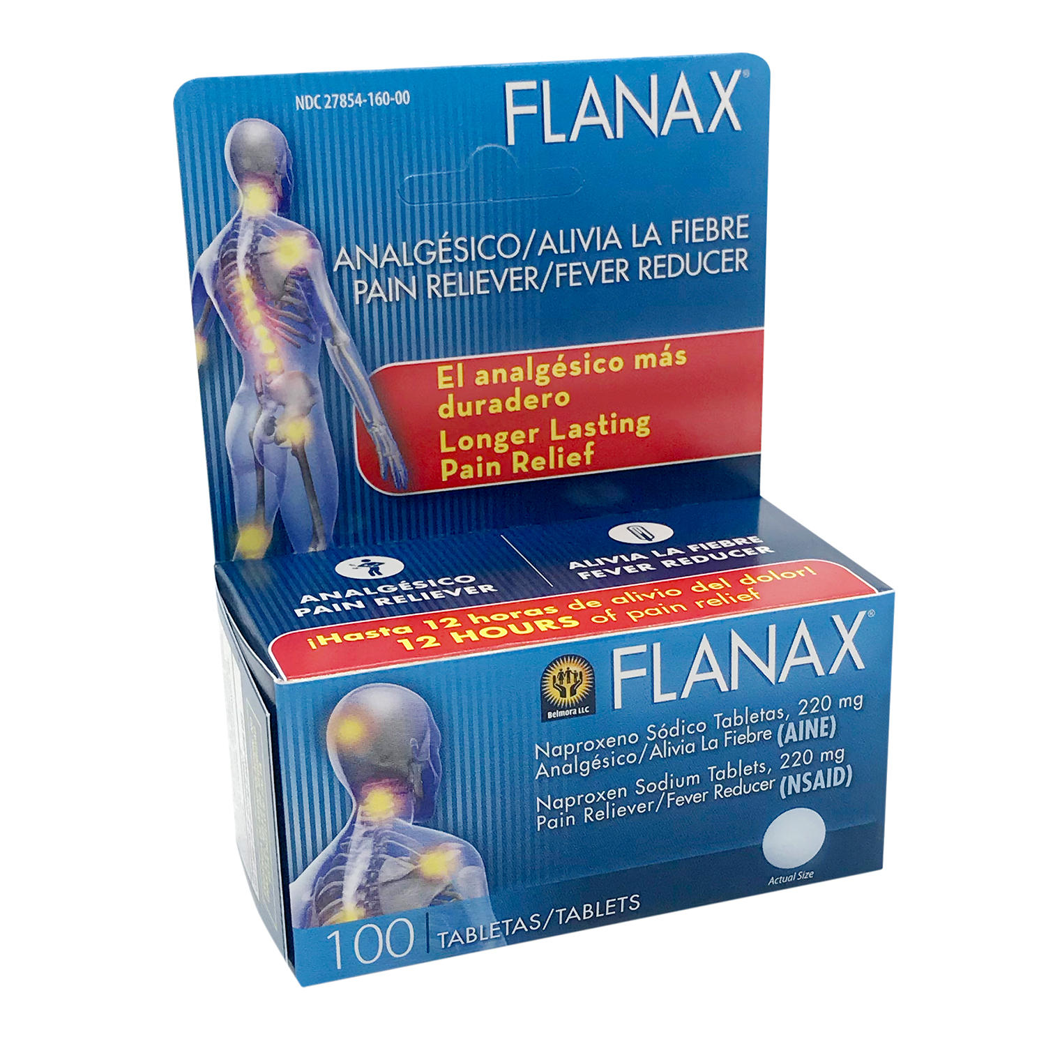 Flanax Pain Reliever Tablets (100 ct.)