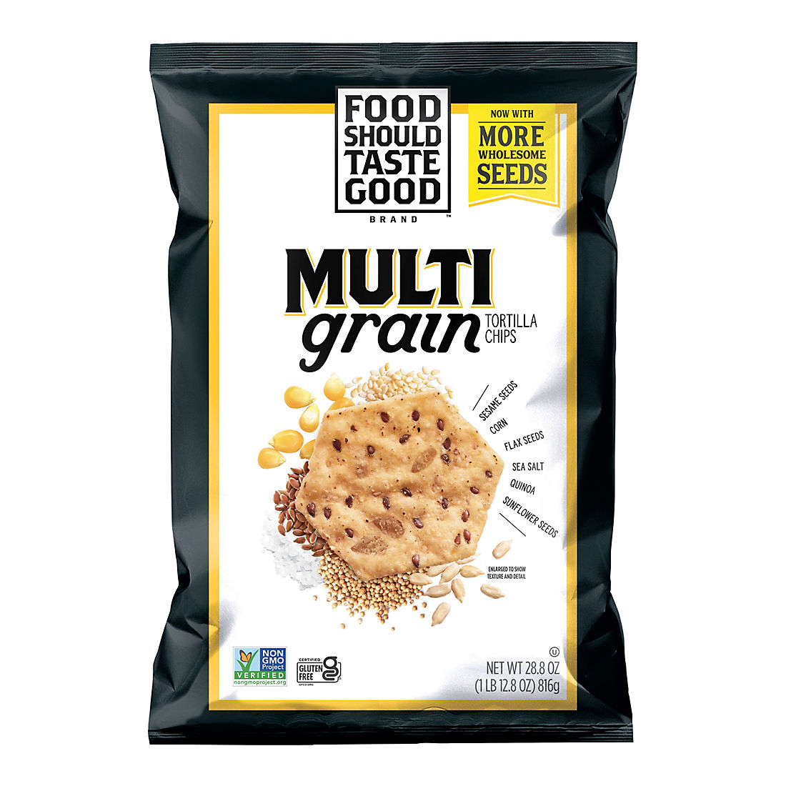 Food Should Taste Good Multigrain Tortilla Chips, 28.8oz