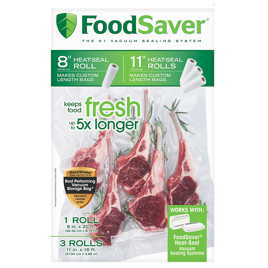 FoodSaver Vacuum Packaging Rolls, 4 pk.