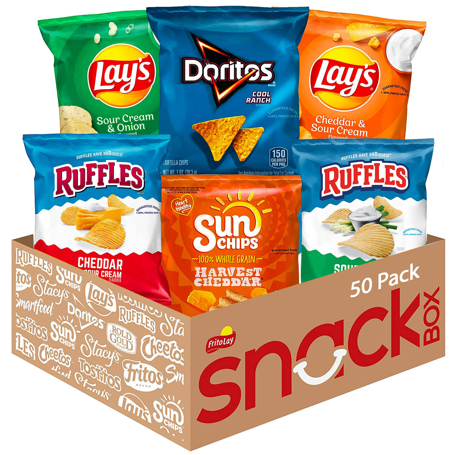 Frito-Lay Cool and Tangy Mix Variety Pack (50 ct.)