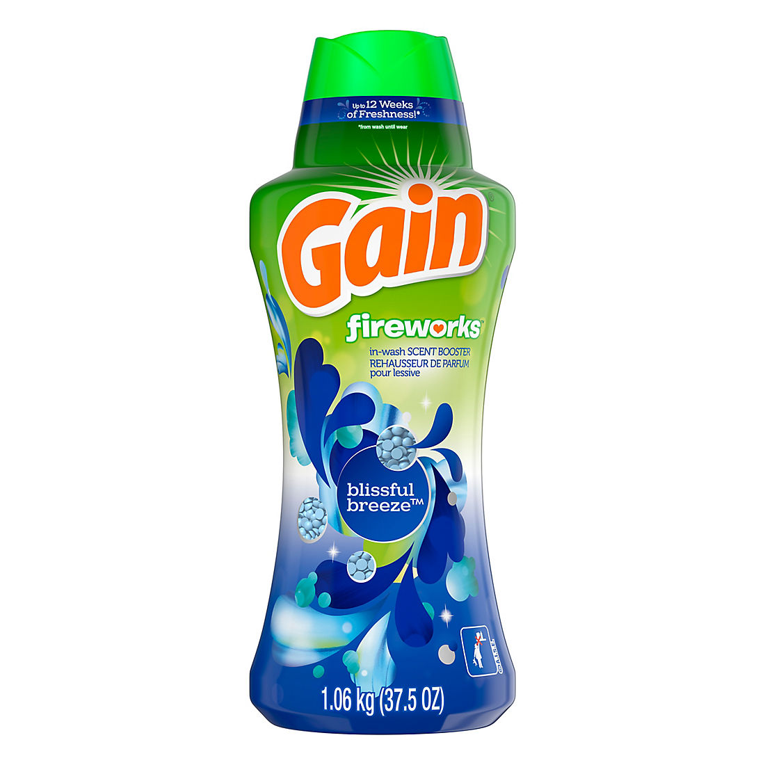 Gain Fireworks Blissful Breeze In-Wash Scent Booster Beads, 37.5 oz.