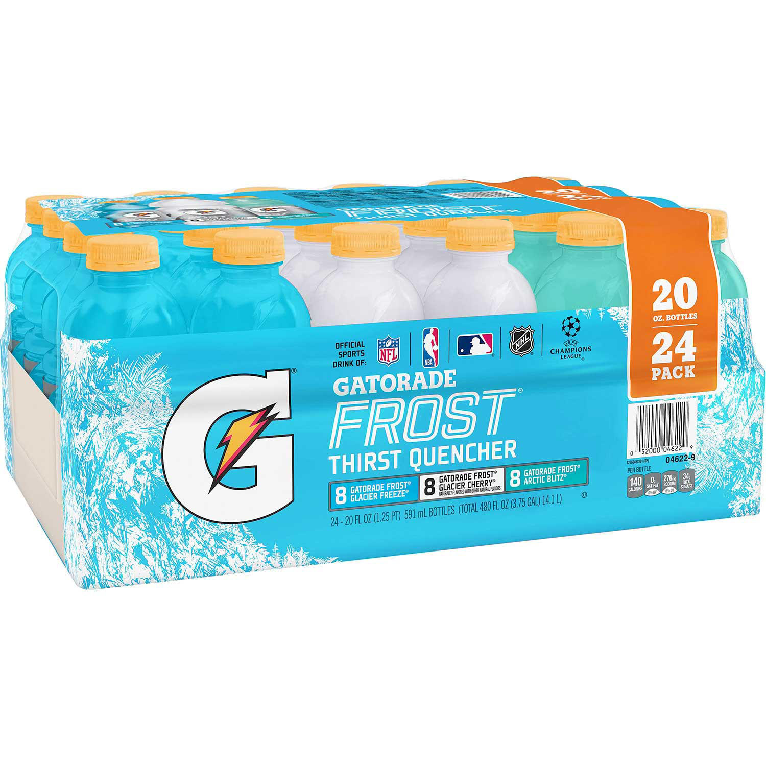 Gatorade Frost Thirst Quencher, Variety Pack (20 fl. oz., 24 pk.)