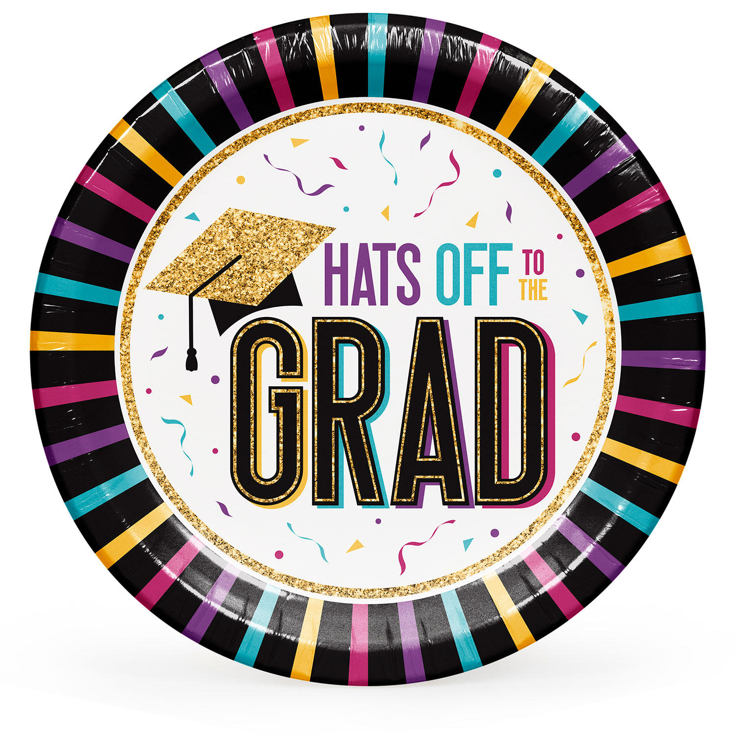 Artstyle Graduation Dinner Paper Plates, 10" (85 ct.)