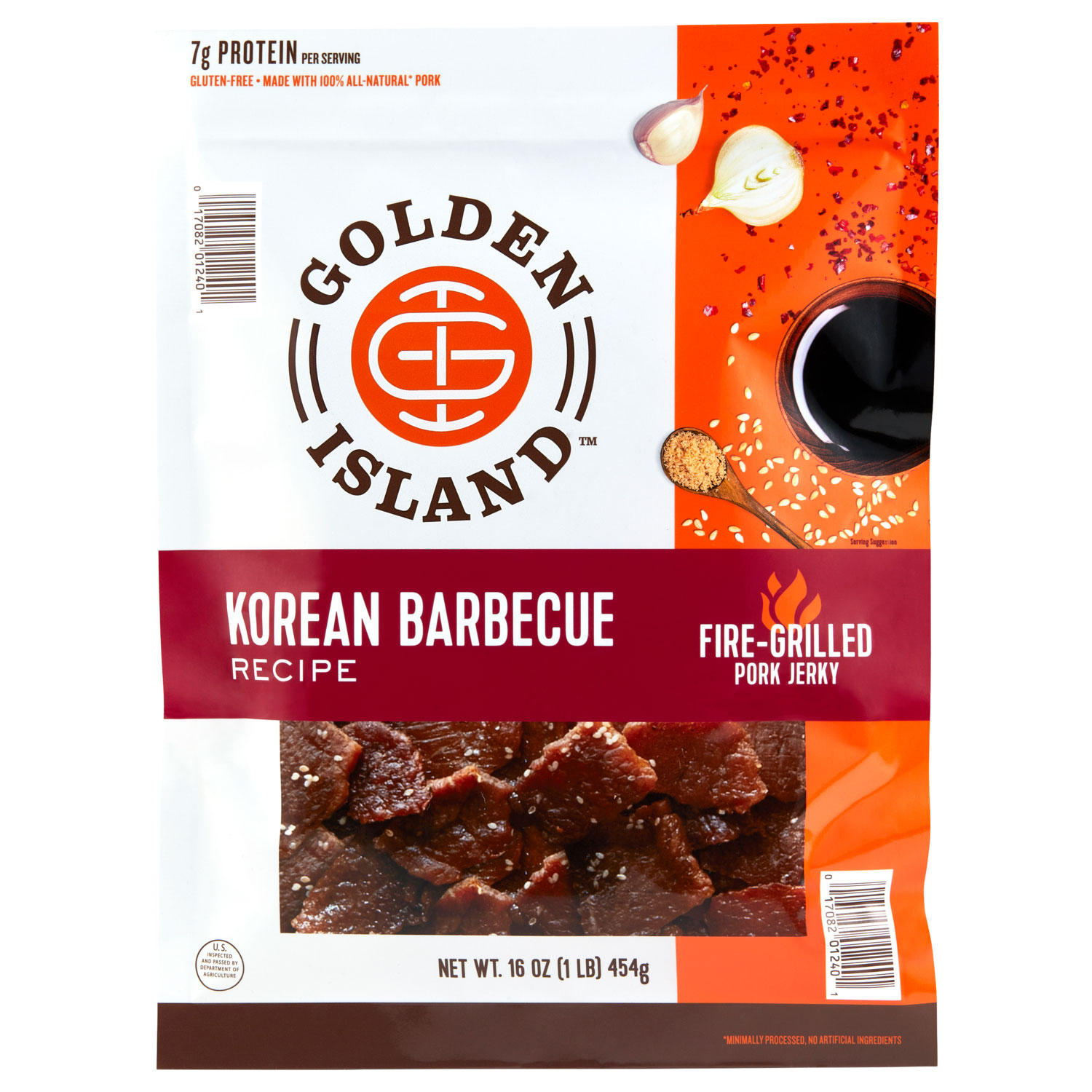 Golden Island Korean Barbecue Pork Jerky (16 oz.)