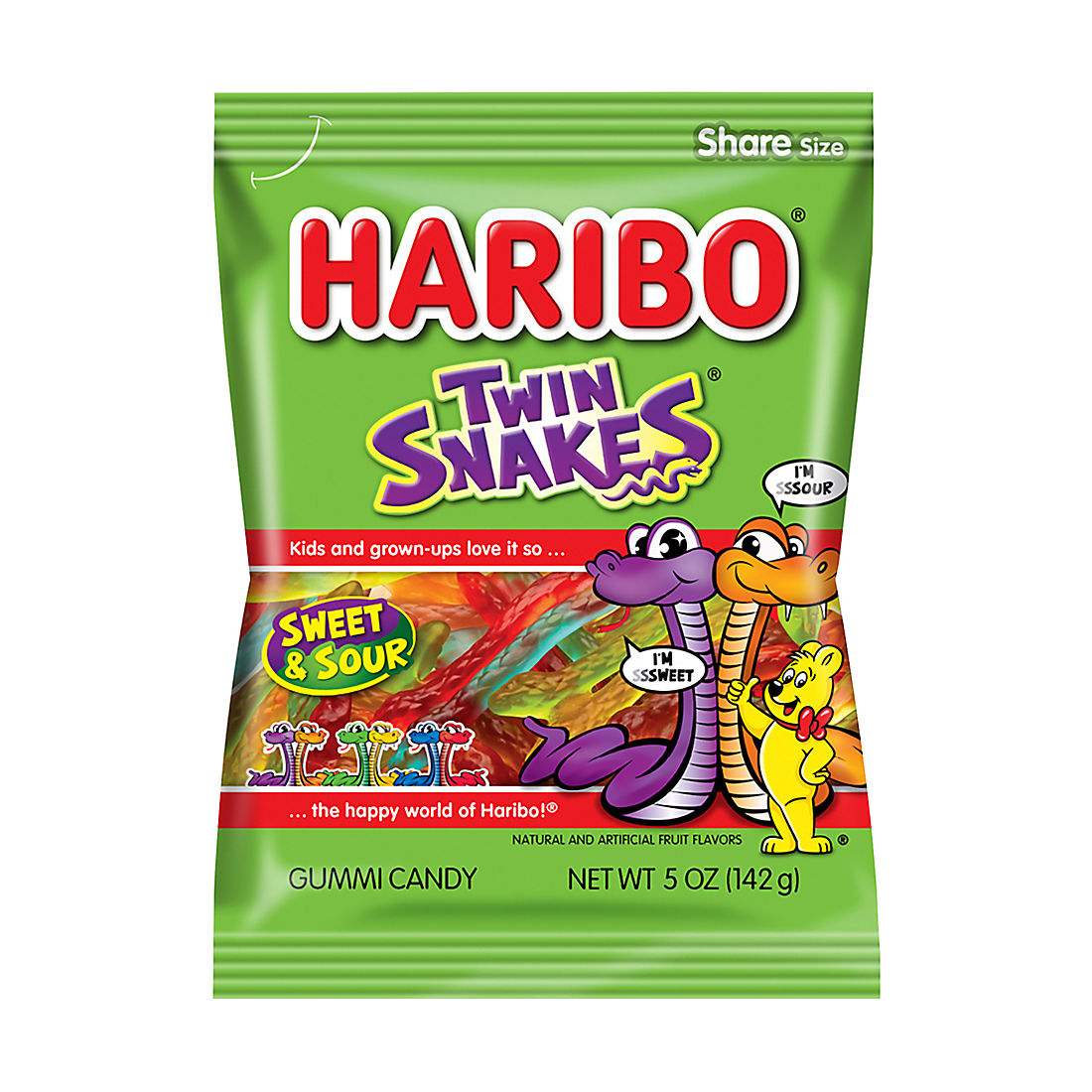 Haribo Twin Snakes, 12 pk./5 oz.