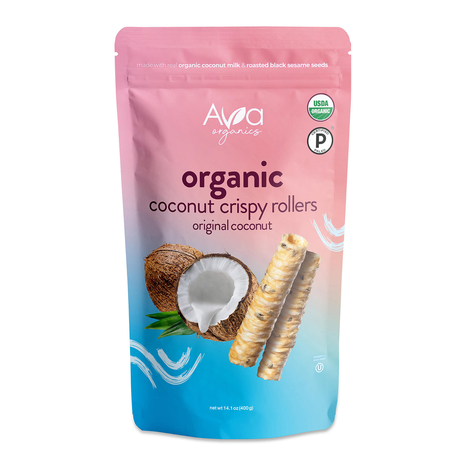 Ava Organics Coconut Crispy Rollers (14.1 oz.)