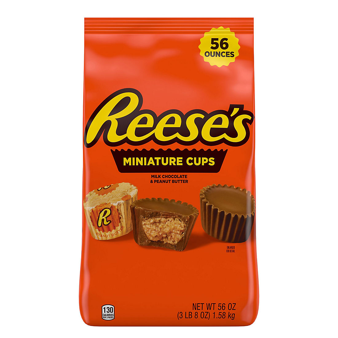 Hershey's Reese's Miniature Peanut Butter Cups, 56 oz.