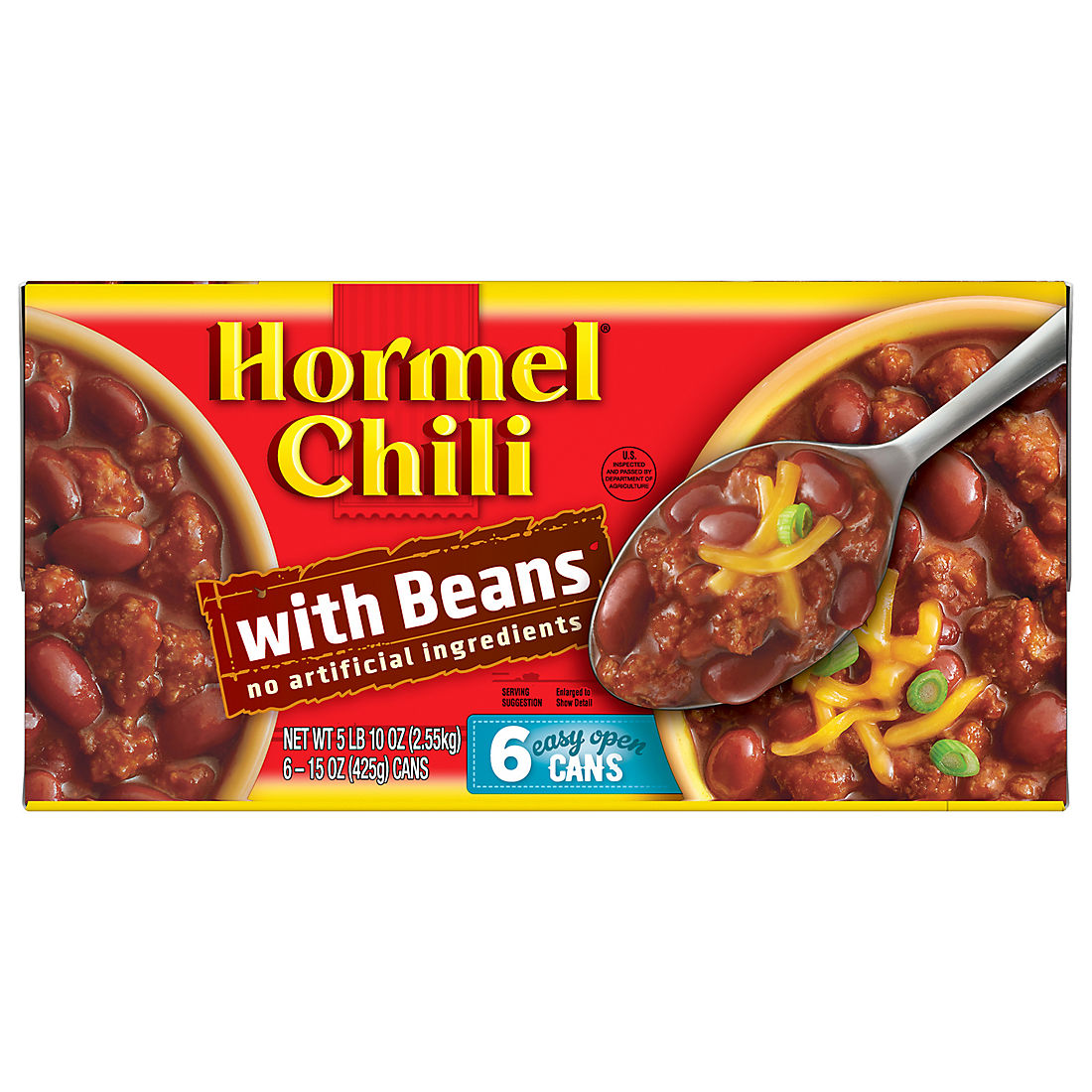 Hormel Chili with Beans, 6 pk./15 oz.