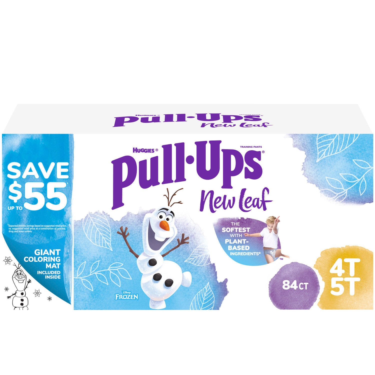 Huggies Pull-Ups New Leaf Training Underwear for Boys (Sizes: 2T-5T)