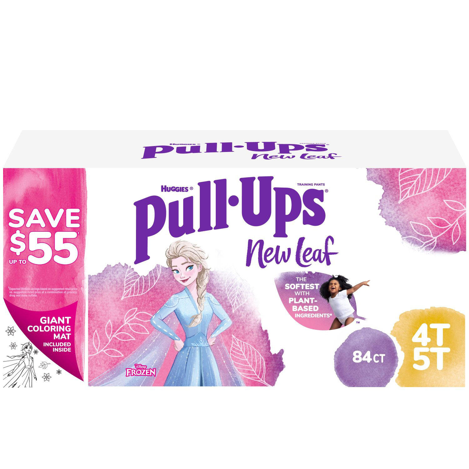 Huggies Pull-Ups New Leaf Training Underwear for Girls (Size: 2T-5T)