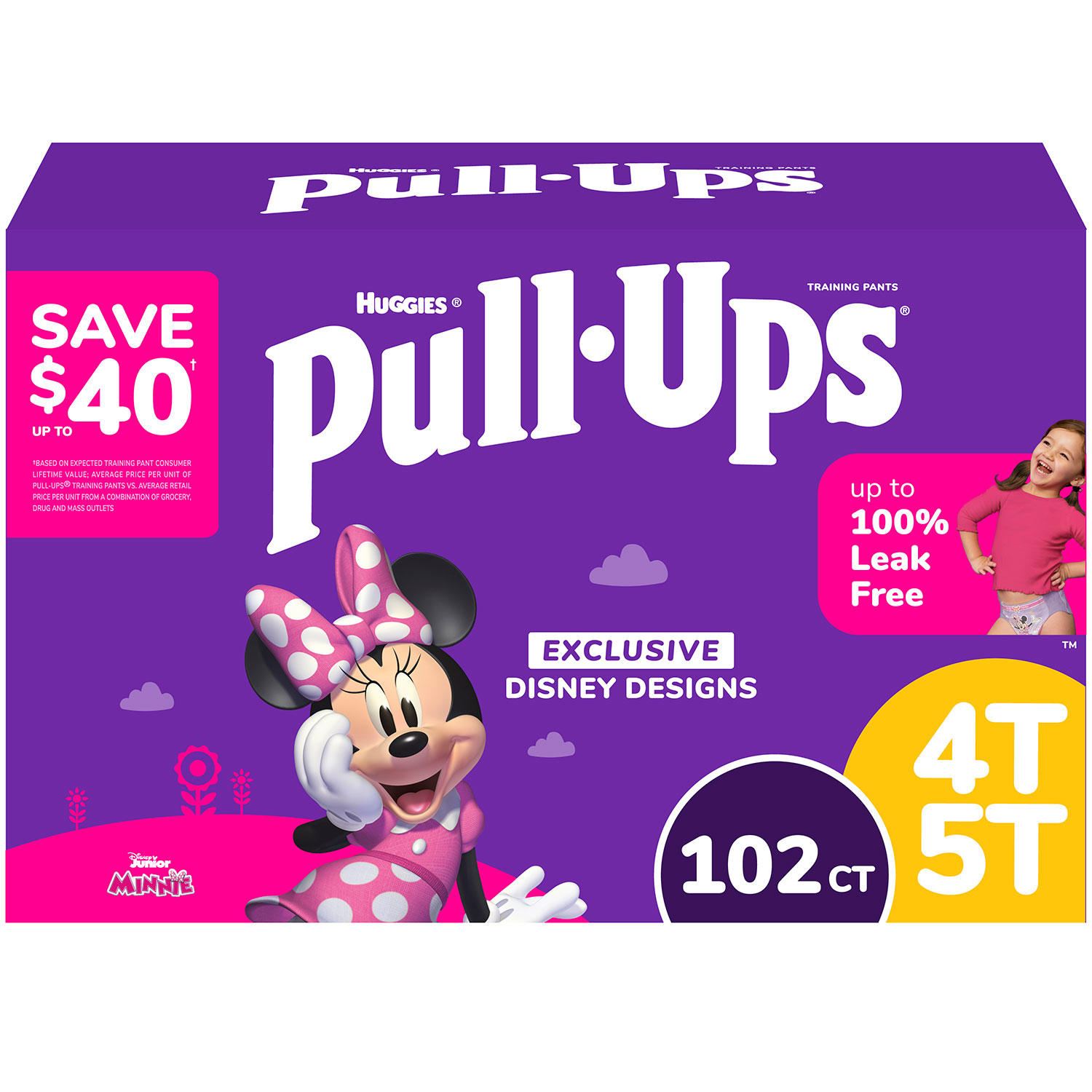 Huggies Pull-Ups Training Pants for Girls (Sizes 2T-6T)