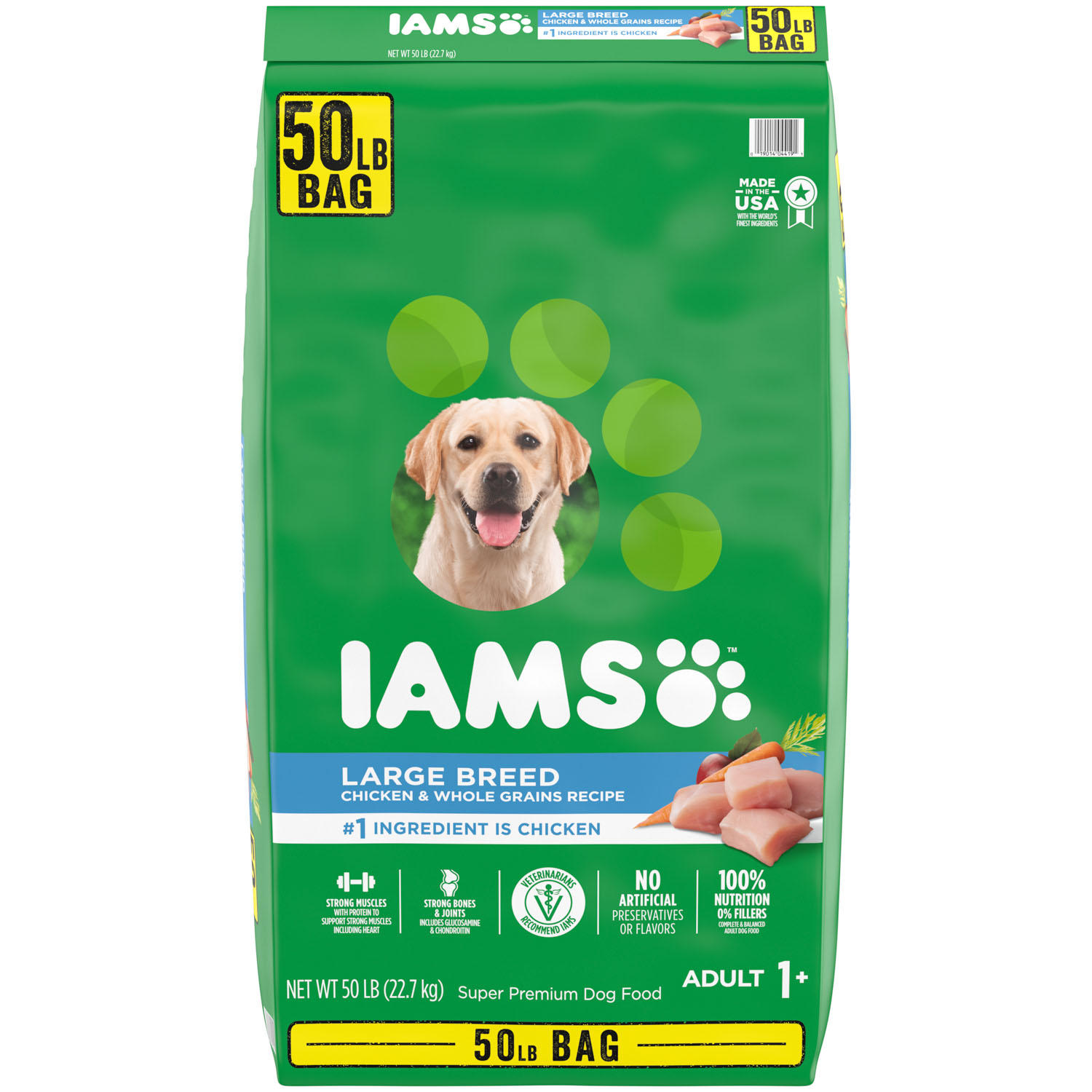 Iams Adult ProActive Health Large Breed Chicken Dry Dog Food (50 lbs)