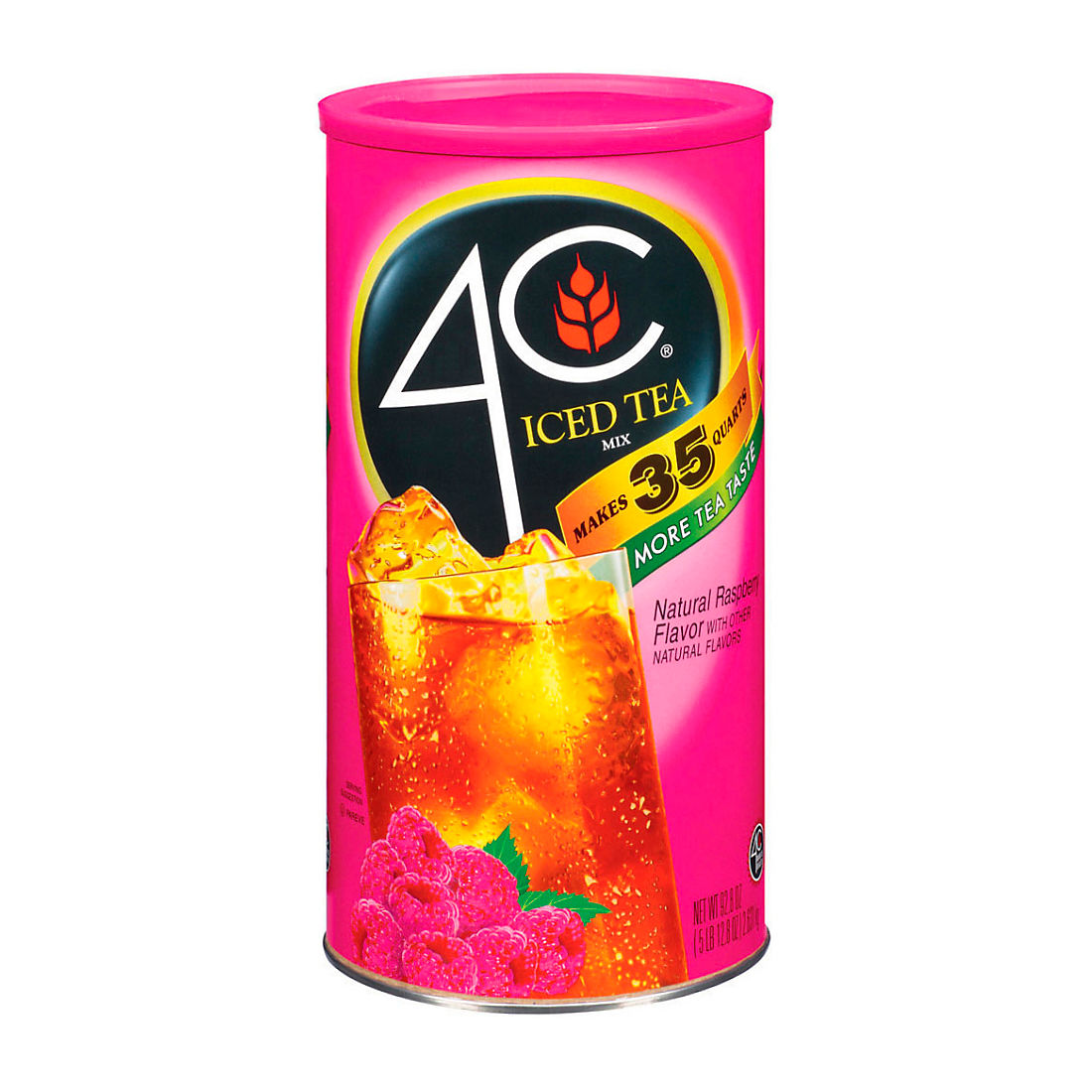 4C Raspberry Iced Tea Mix, 92.8 oz.