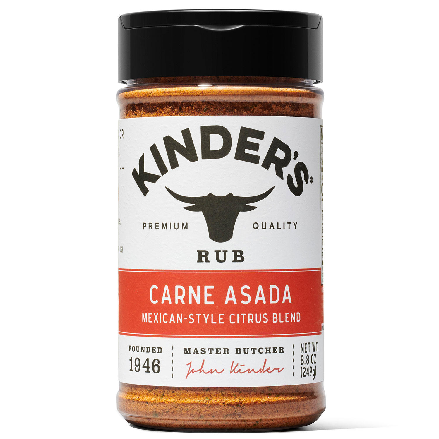 Kinder's Carne Asada Mexican-Style Citrus Blend Rub (8.8 oz.)