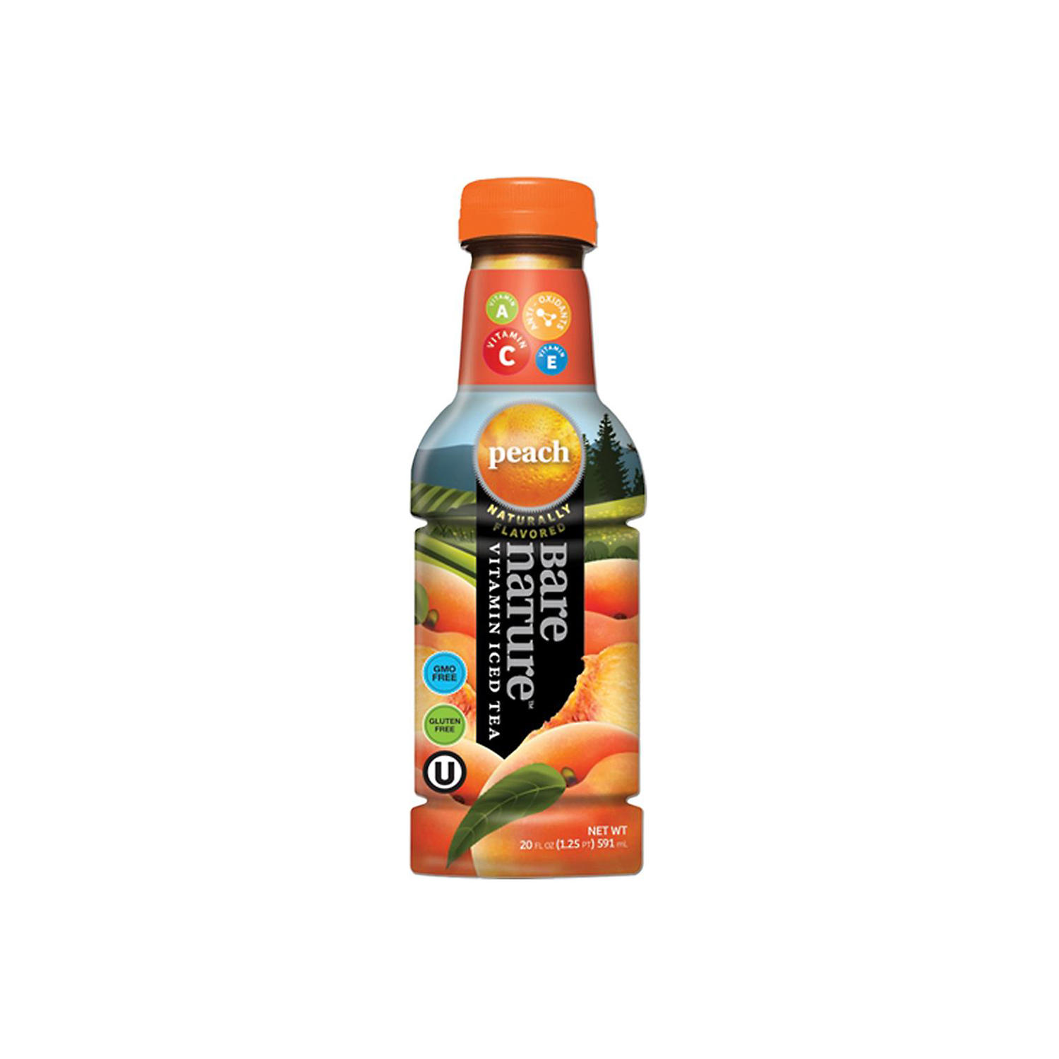 Bare Nature Peach Vitamin Iced Tea (20 oz., 12 pk.)