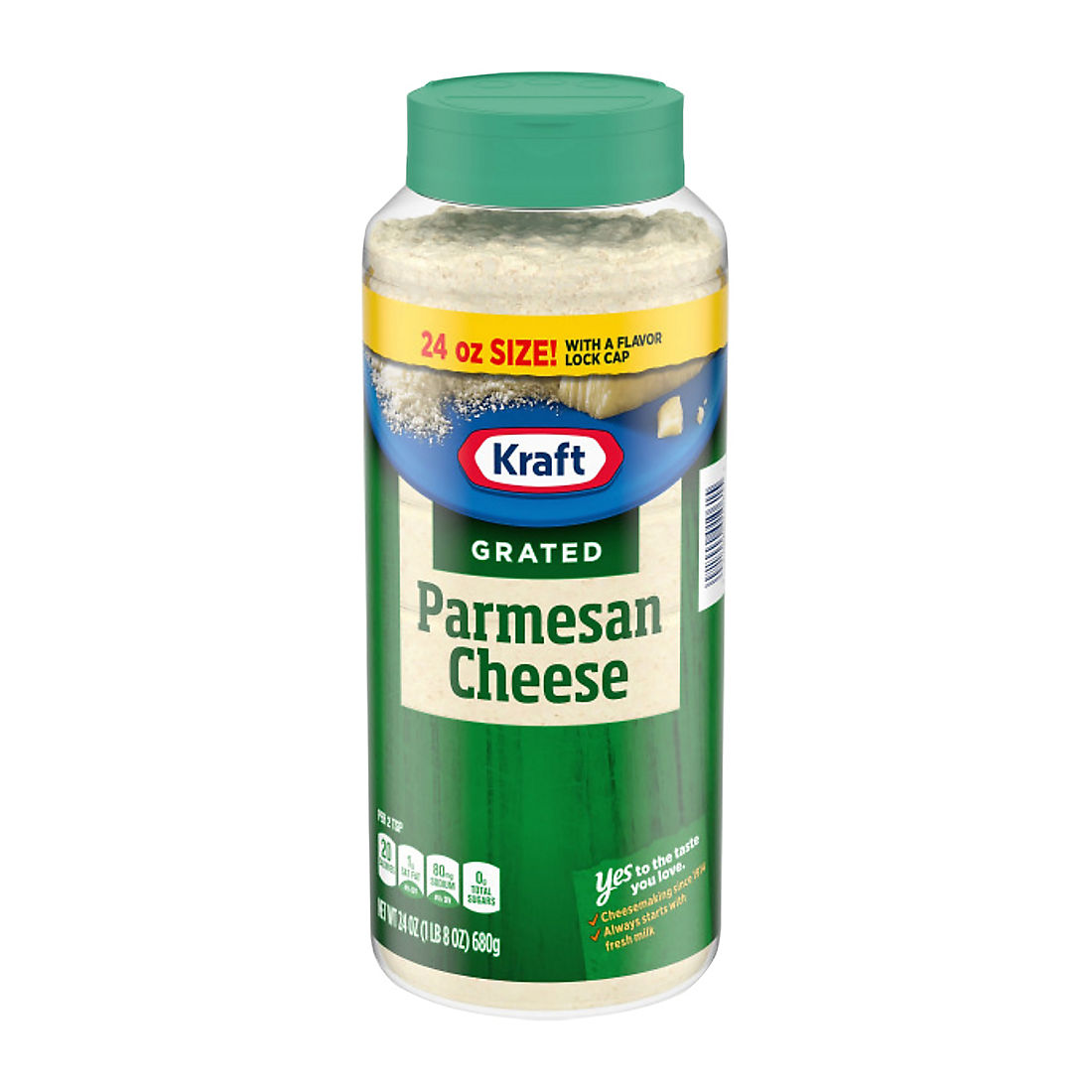 Kraft Grated Parmesan Cheese, 24 oz.