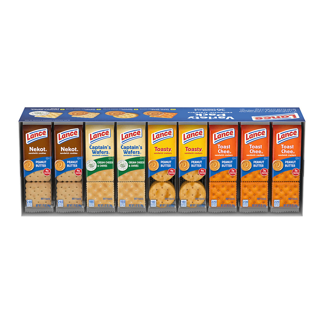 Lance Sandwich Crackers Variety Pack, 36 pk.