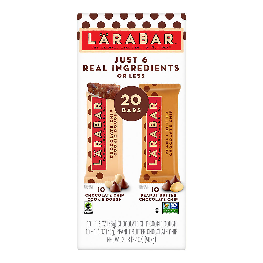 Larabar Variety Pack, 20 ct./1.6 oz.