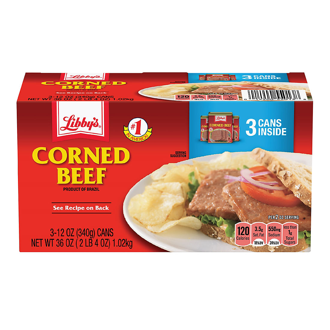Libby's Corned Beef, 3 pk./12 oz.
