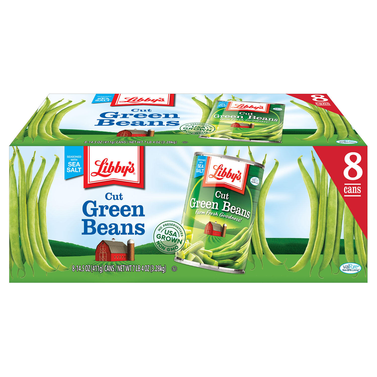 Libby's Cut Green Beans (14.5 oz., 8 pk.)