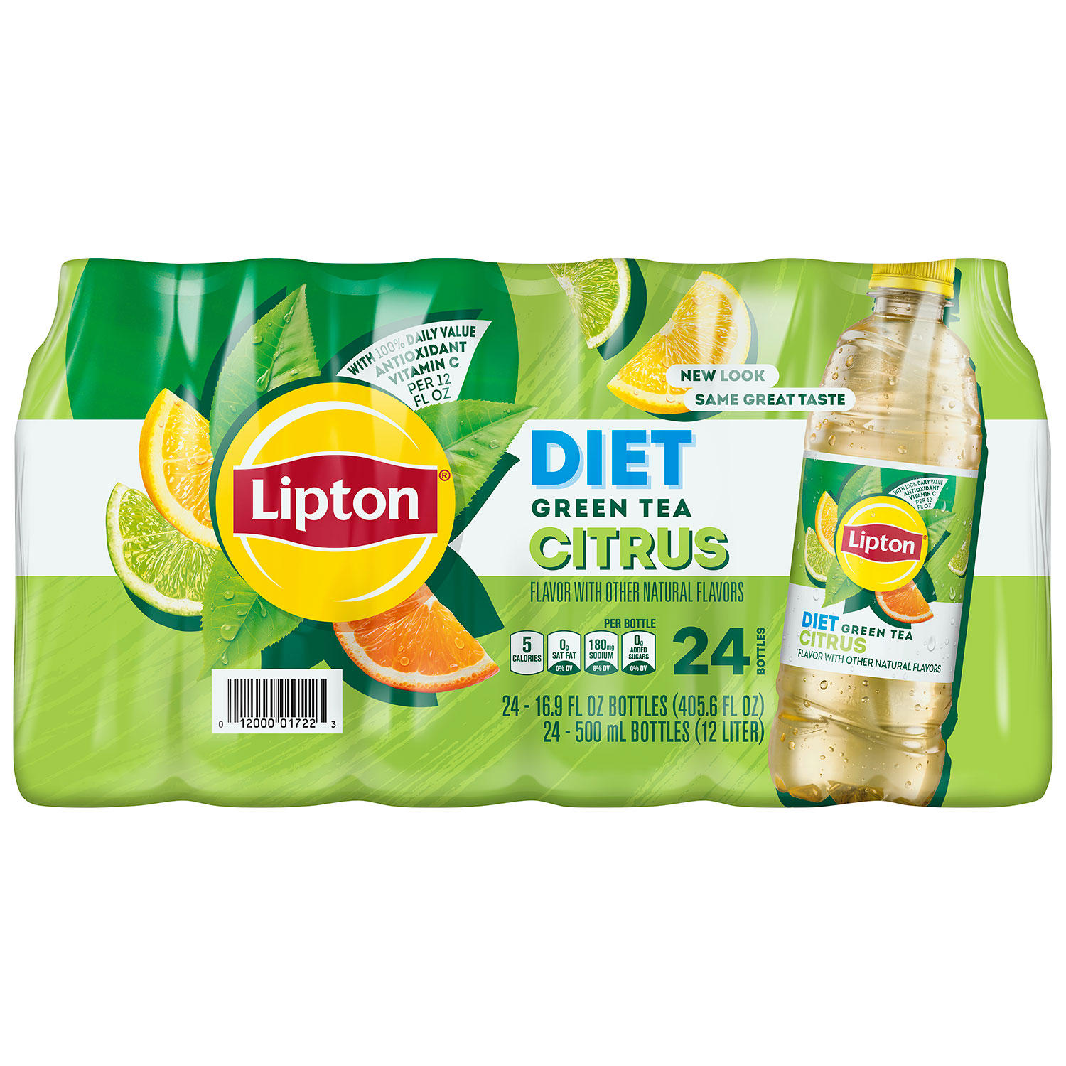 Lipton Diet Green Tea Citrus Iced Tea (16.9 oz., 24 pk)