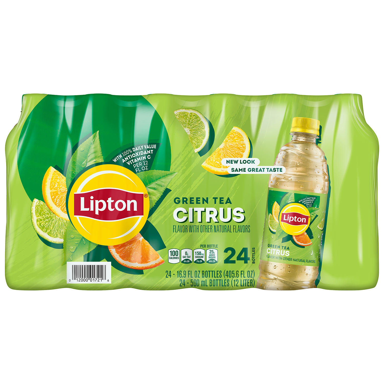 Lipton Green Tea Citrus Iced Tea (16.9 fl. oz. bottles, 24 pk.)
