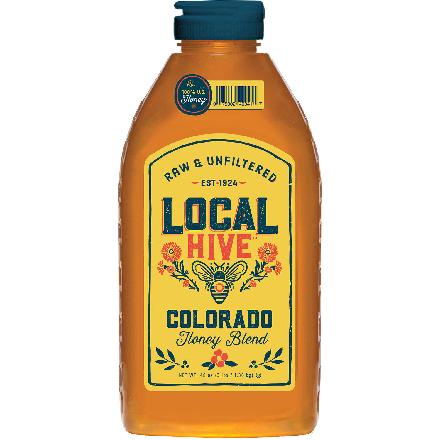 Local Hive Colorado Raw & Unfiltered Honey (48 oz.)