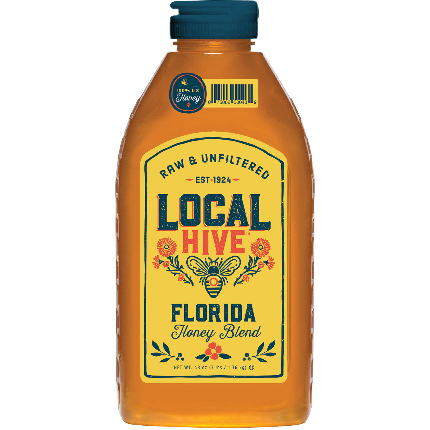 Local Hive Florida Raw & Unfiltered Honey (48 oz.)