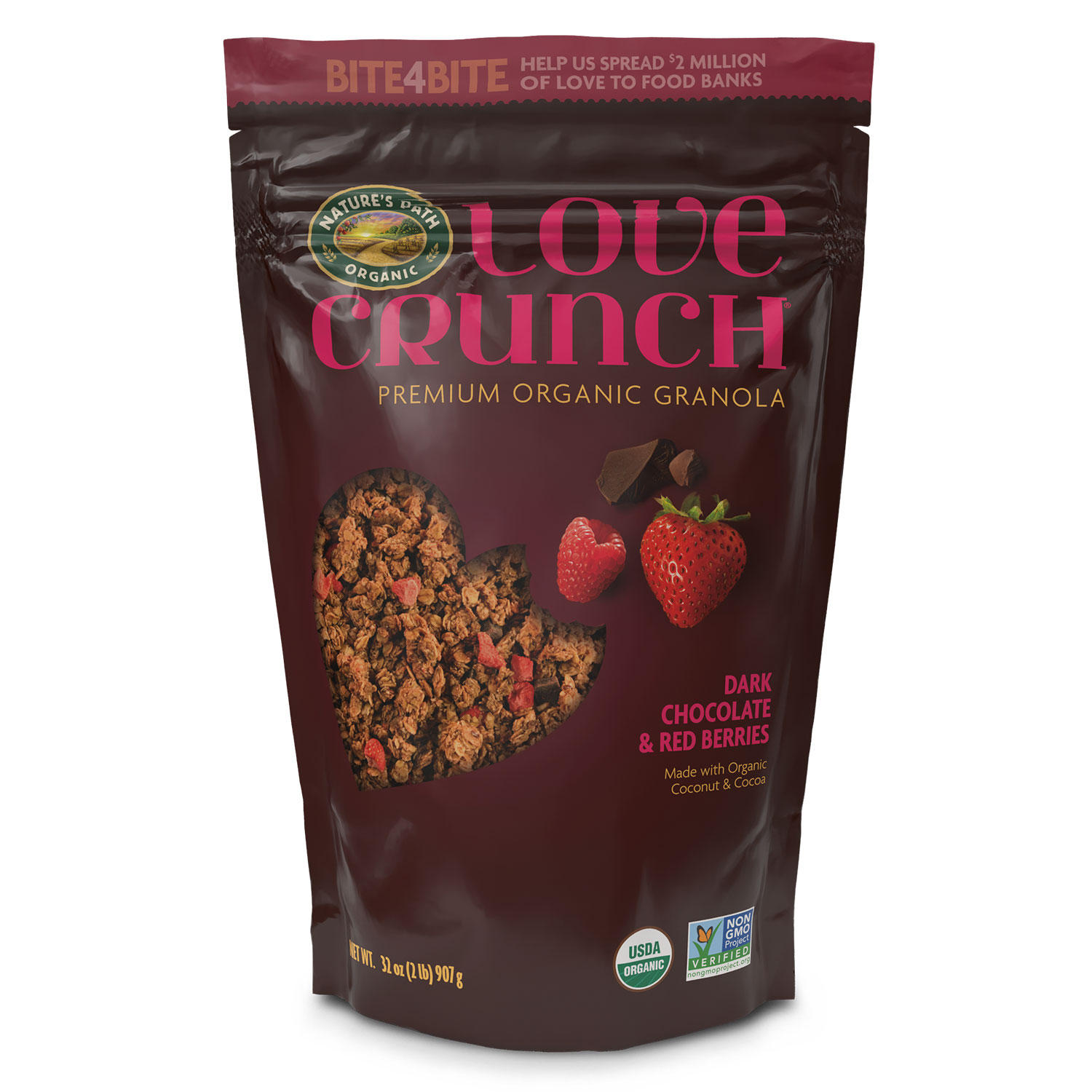 Love Crunch Dark Chocolate and Red Berries Granola (32 oz.)