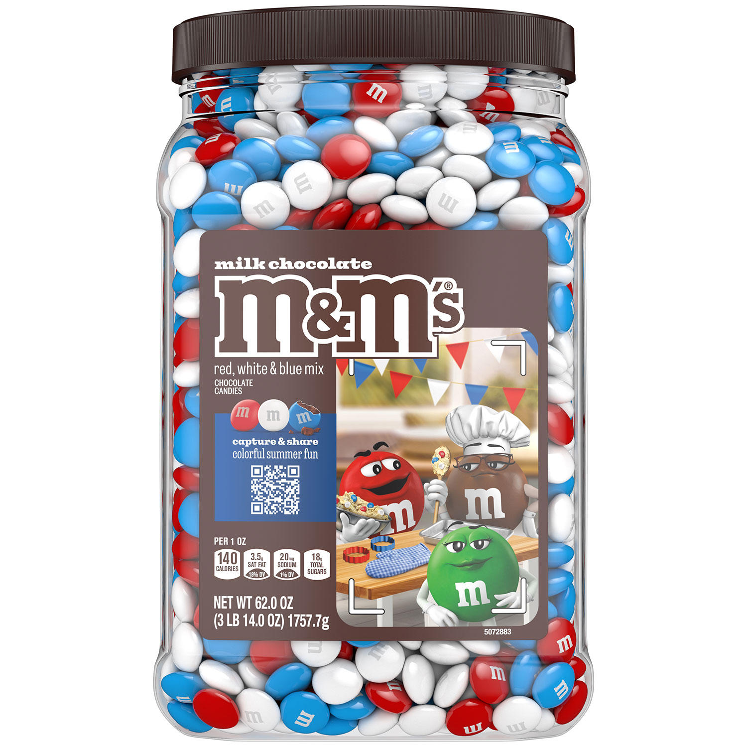 M&M's Milk Chocolate Patriotic Mix (62 oz.)