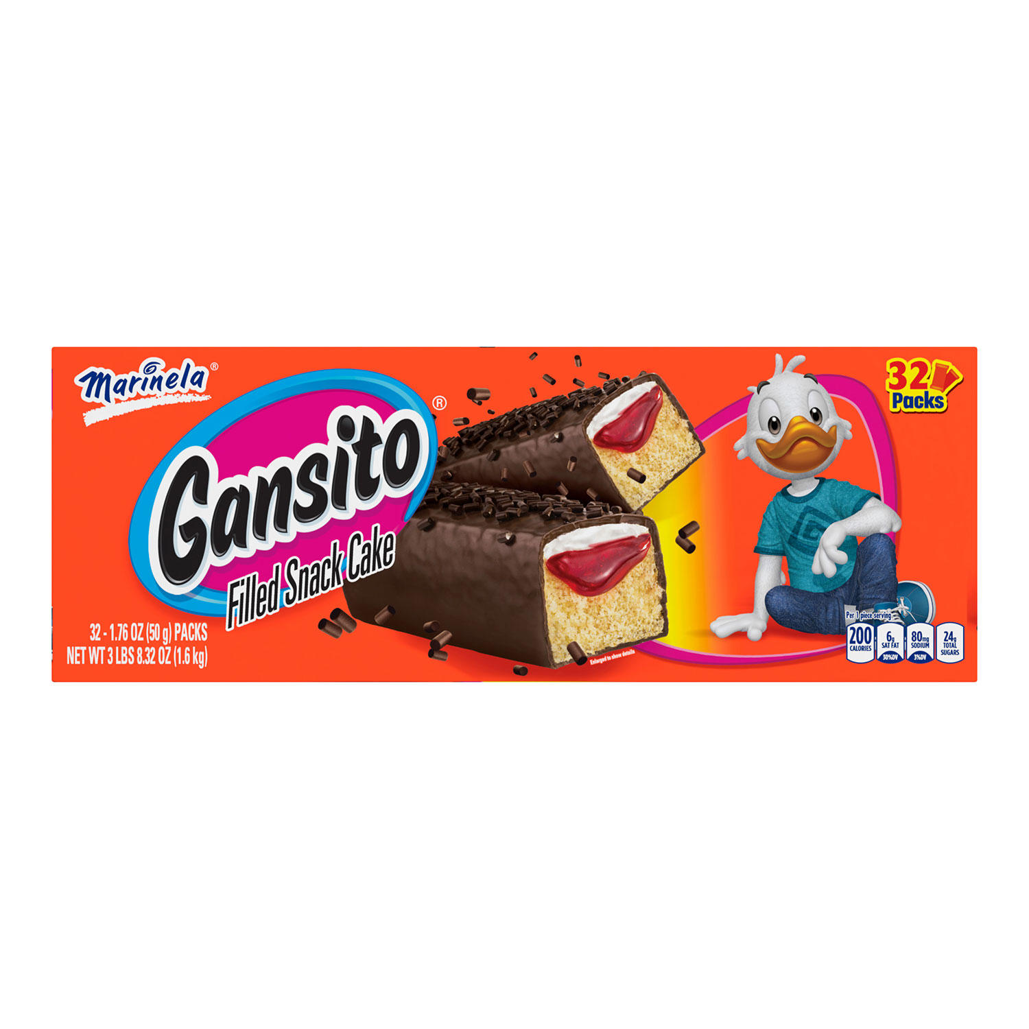 Marinela Gansito Snack Cakes (1.76 oz., 32 pk.)