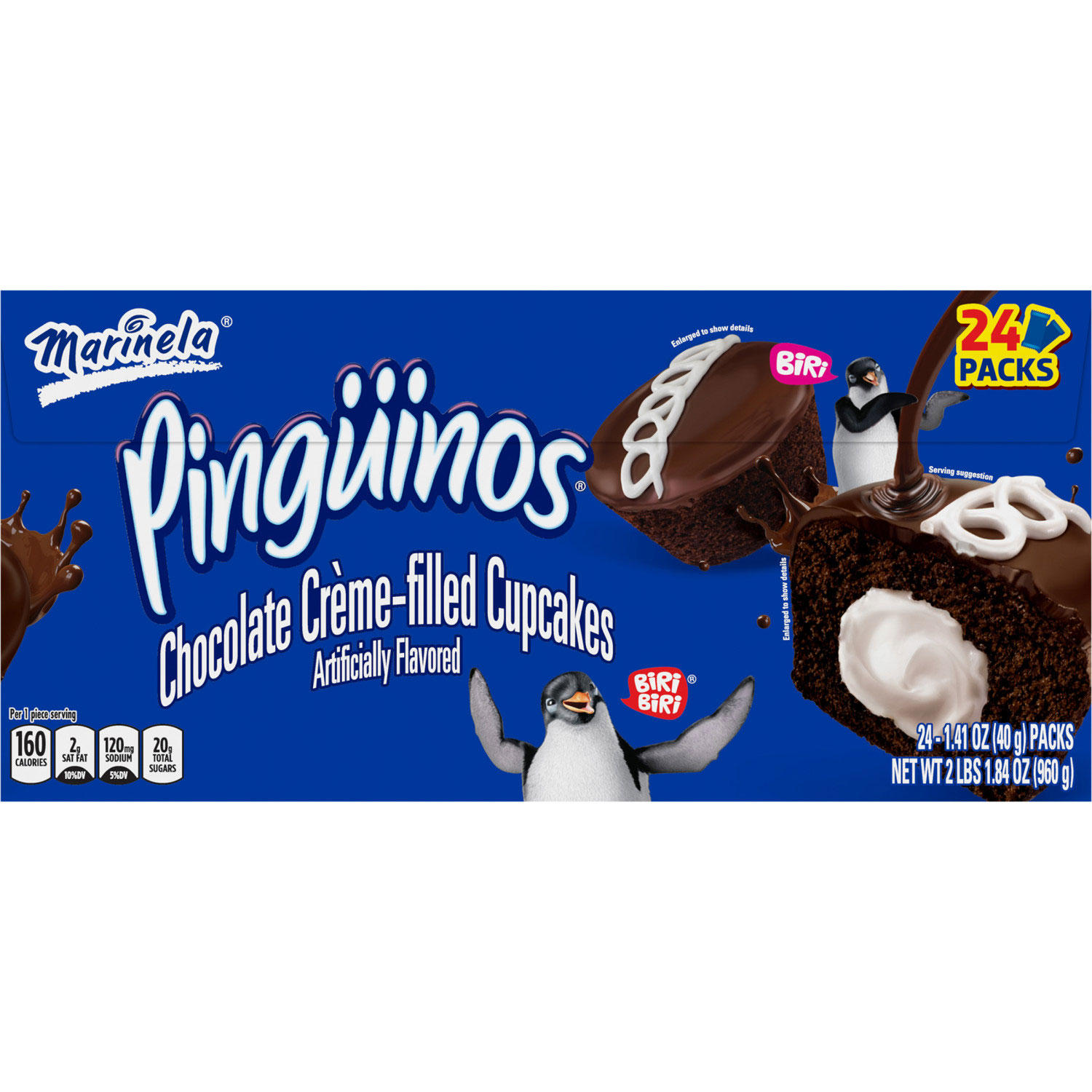 Marinela Pinguinos Snack Cupcakes (1.41 oz., 24 pk.)