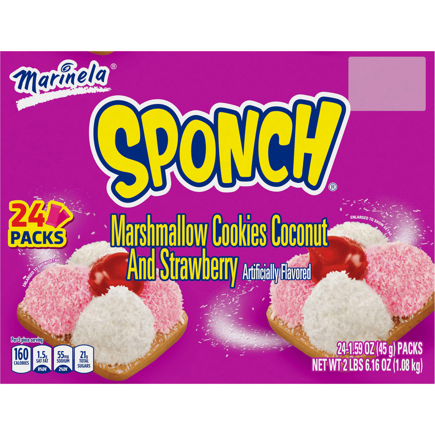 Marinela Sponch Marshmallow Cookies (1.59 oz., 24 pk.)