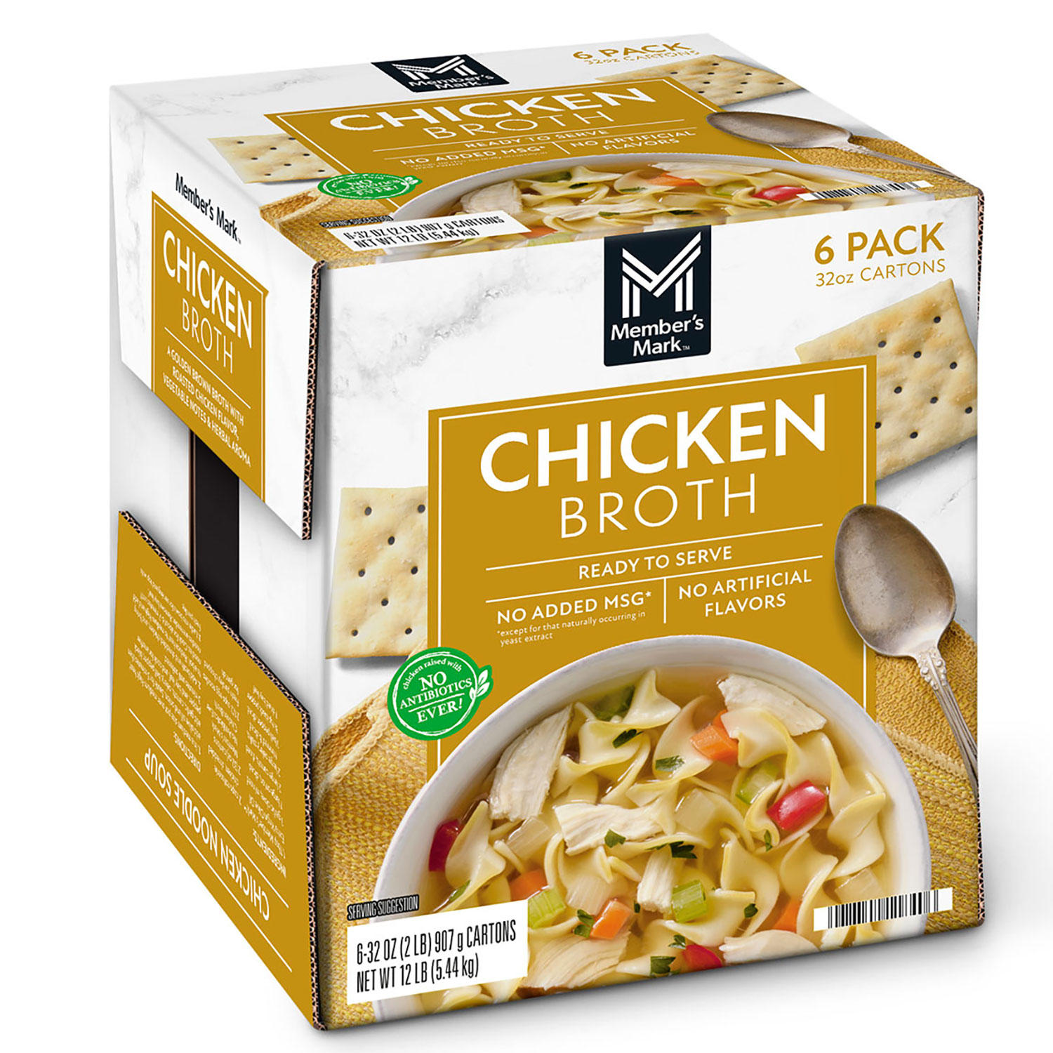 Member's Mark Chicken Broth (32 oz., 6 pk.)