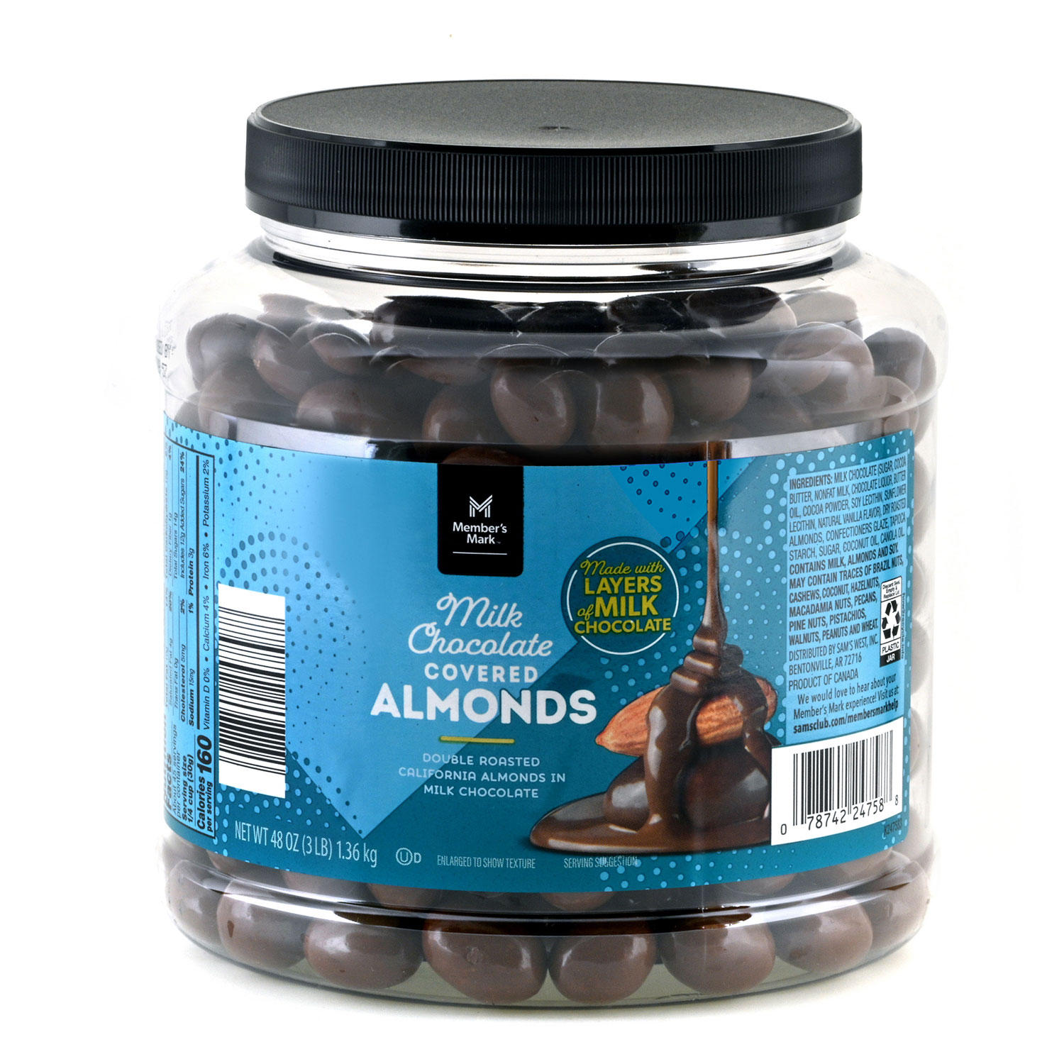 Member's Mark Chocolate Almonds (48 oz.)