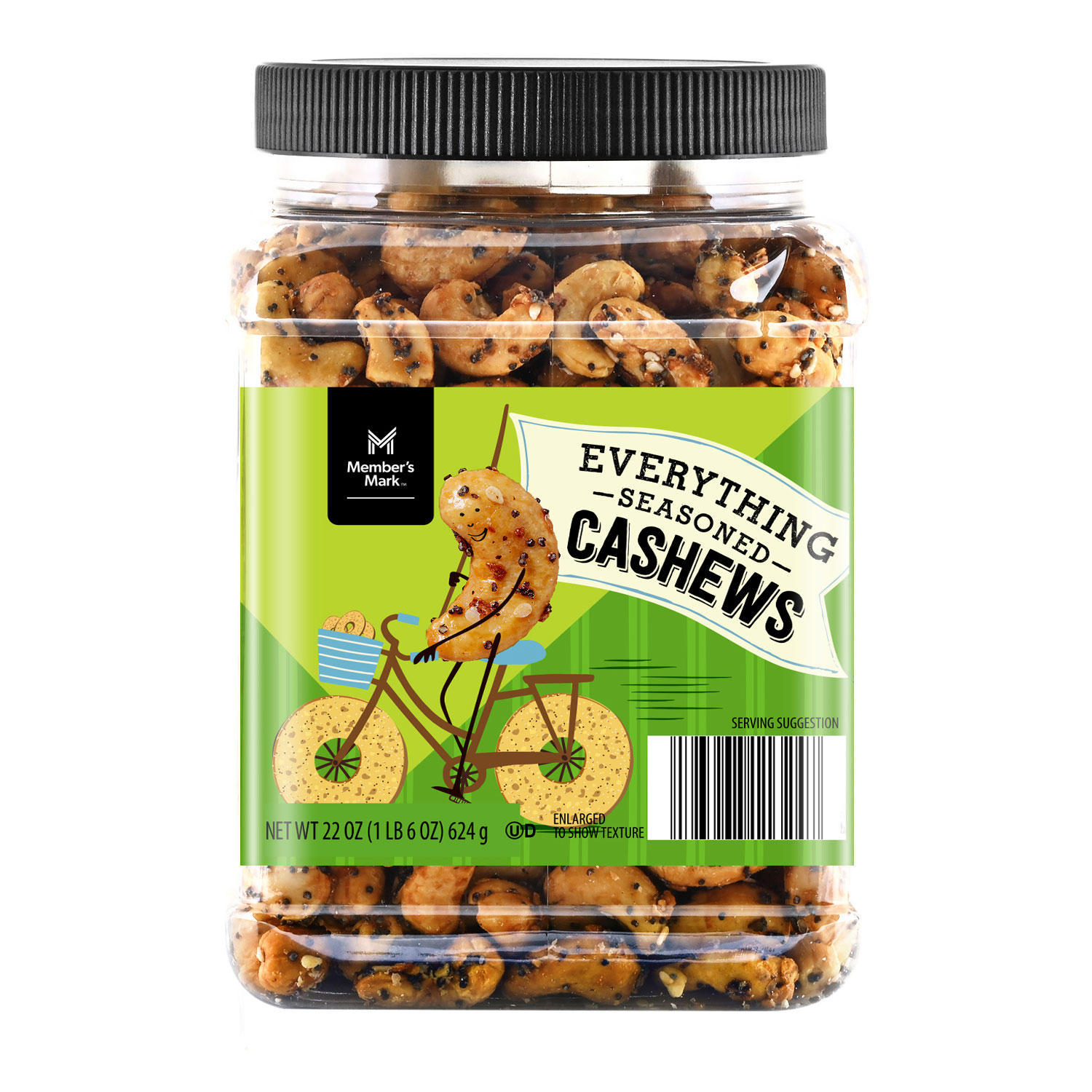 Member's Mark Everything Seasoned Cashews (22 oz.)