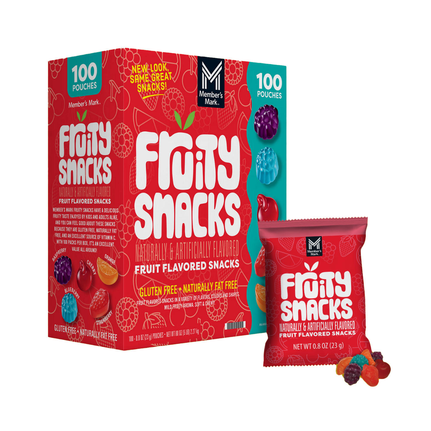 Member's Mark Fruity Snacks (80 oz., 100 ct.)