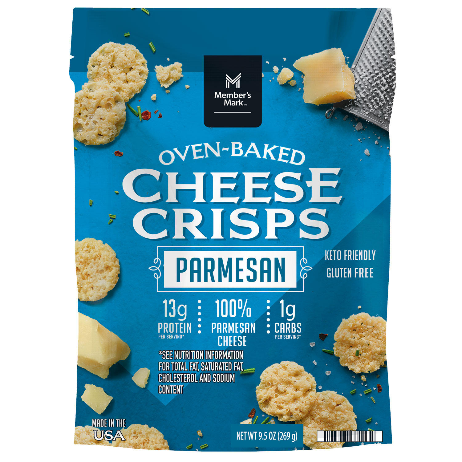 Member's Mark Oven-Baked Parmesan Crisps (9.5 oz.)