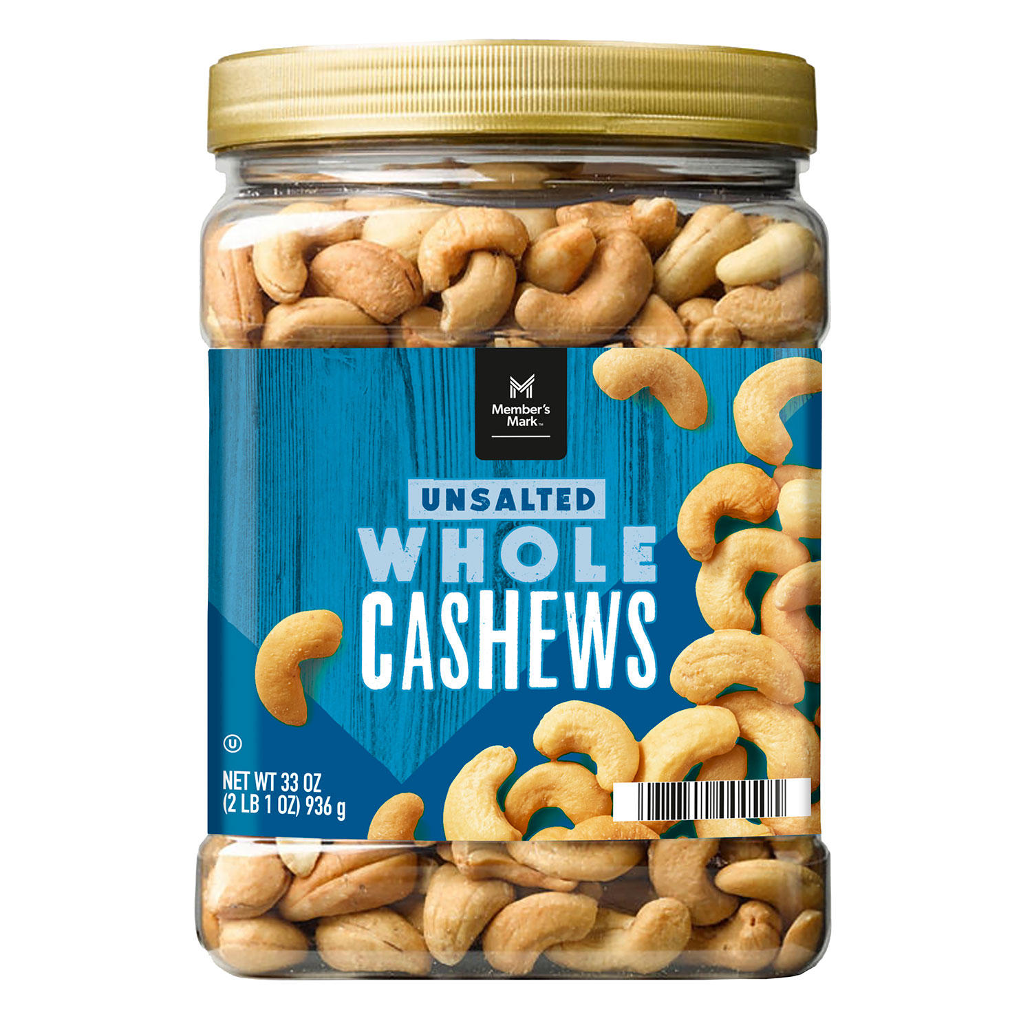 Member's Mark Unsalted Whole Cashews (33 oz.)