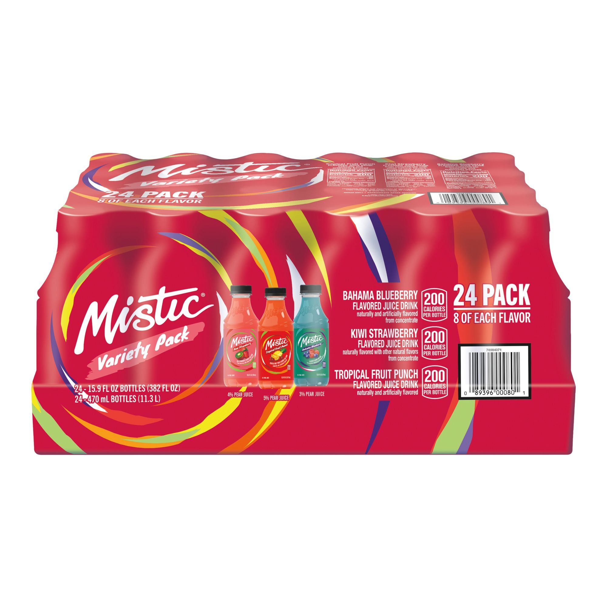 Mistic Tropical Drink Variety Pack, 24 pk./15.9 fl. oz.