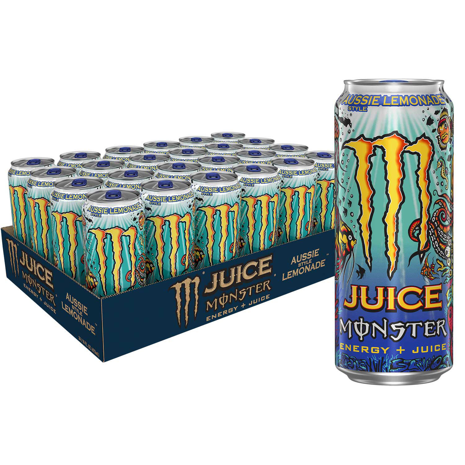 Monster Energy Juice Aussie Lemonade (16 fl. oz., 24 pk.)