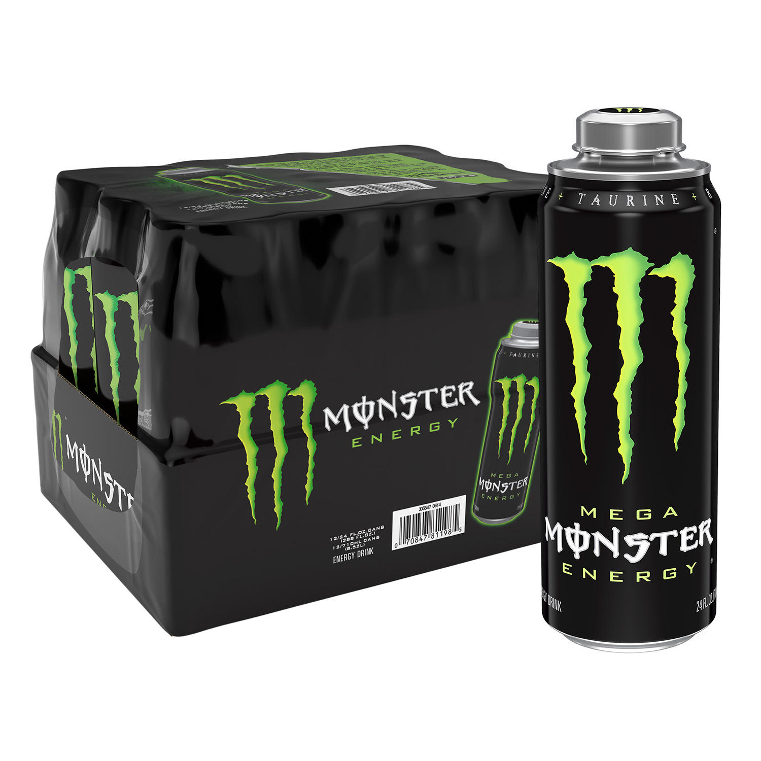 Monster Energy Mega Can Original (24 oz., 12 pk.)