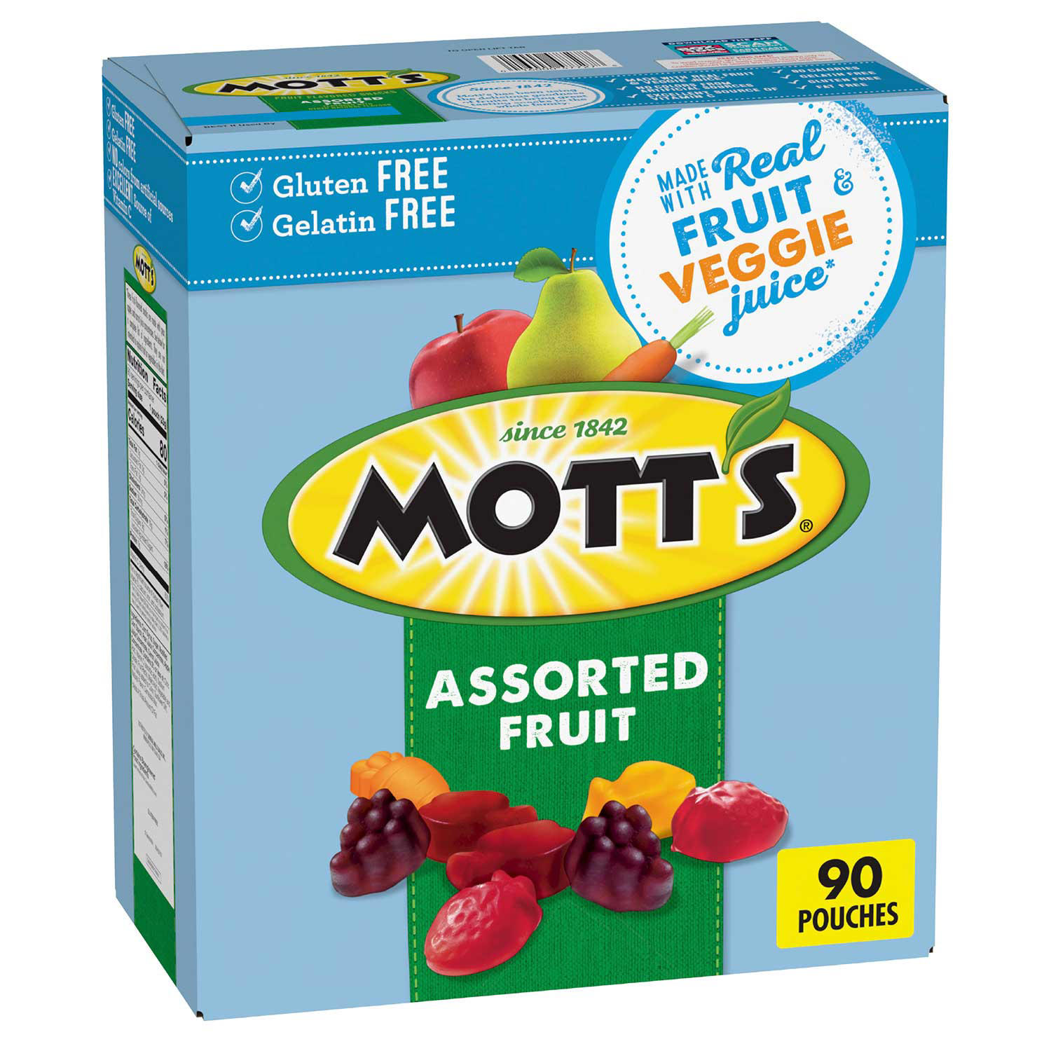 Mott's Fruit Flavored Snacks Assorted Fruit (90 ct.)