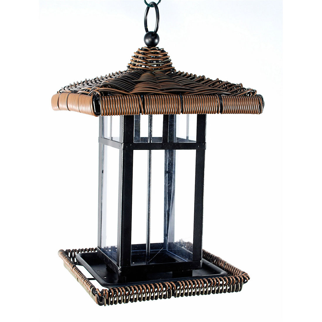 National Audubon Wicker Lantern Bird Feeder